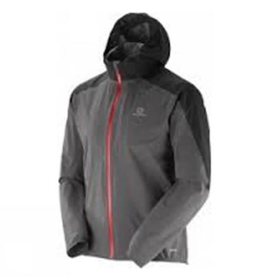 Chaquetas Salomon Bonatti Hombre - Gris Oscuro / Negras - Chile KWD709162